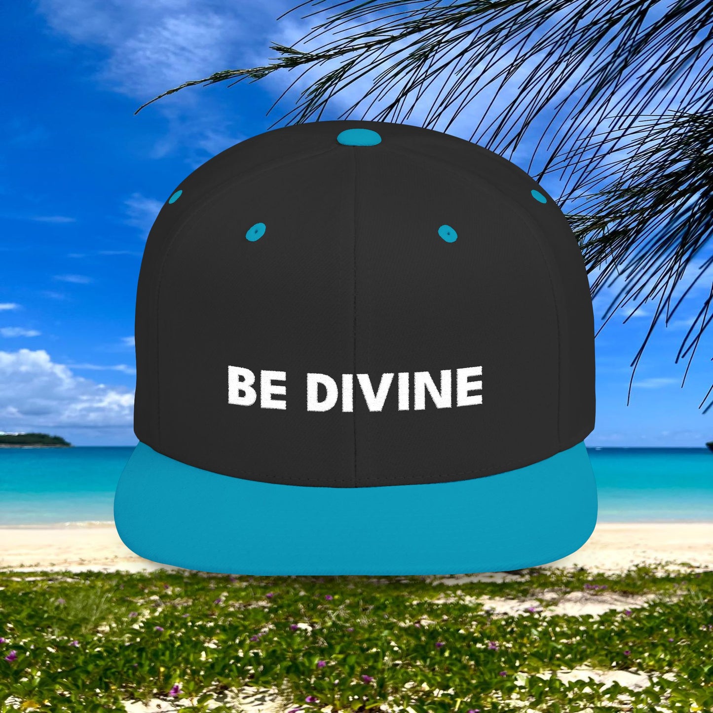 BE DIVINE™ Premium Snapback – White Text Edition