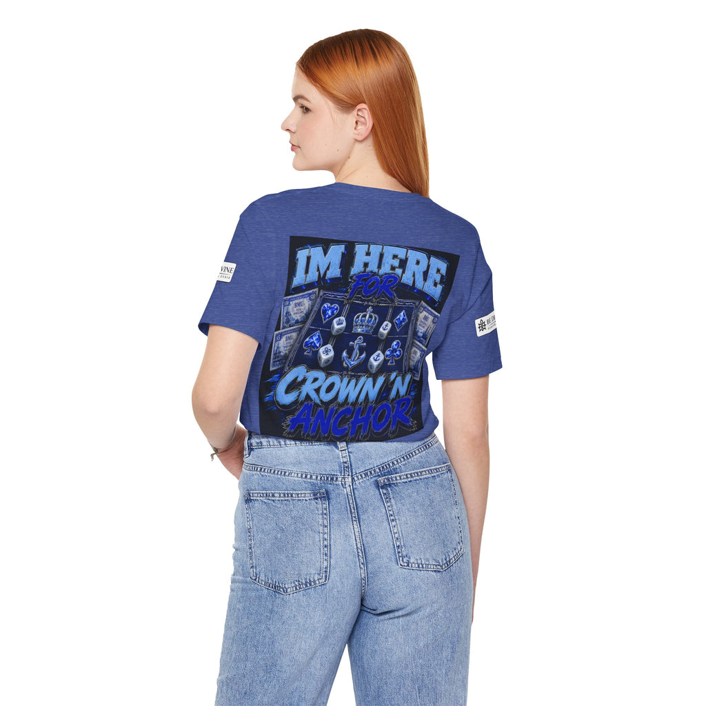 BE DIVINE™ Blue 'N Blue Heritage – I'm Here For Crown & Anchor Tee