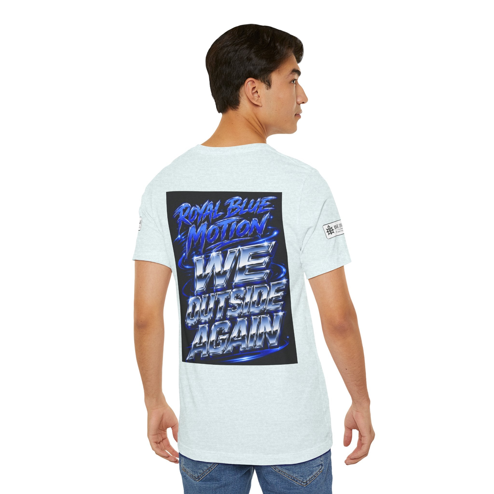 BE DIVINE™ Baby Blue 'N Blue Culture – We Outside Tee