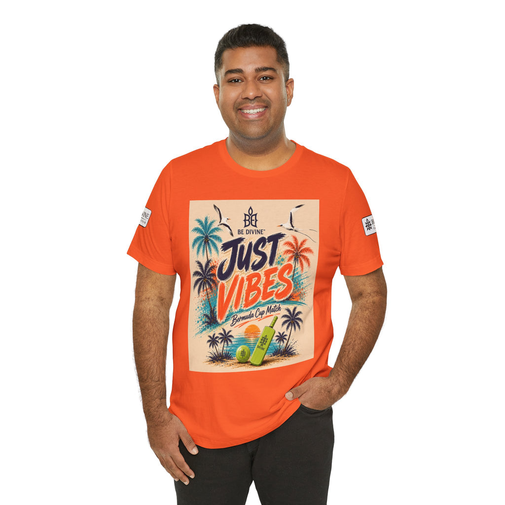 BE DIVINE™ Just Vibes Tee – Bermuda Cup Match Edition
