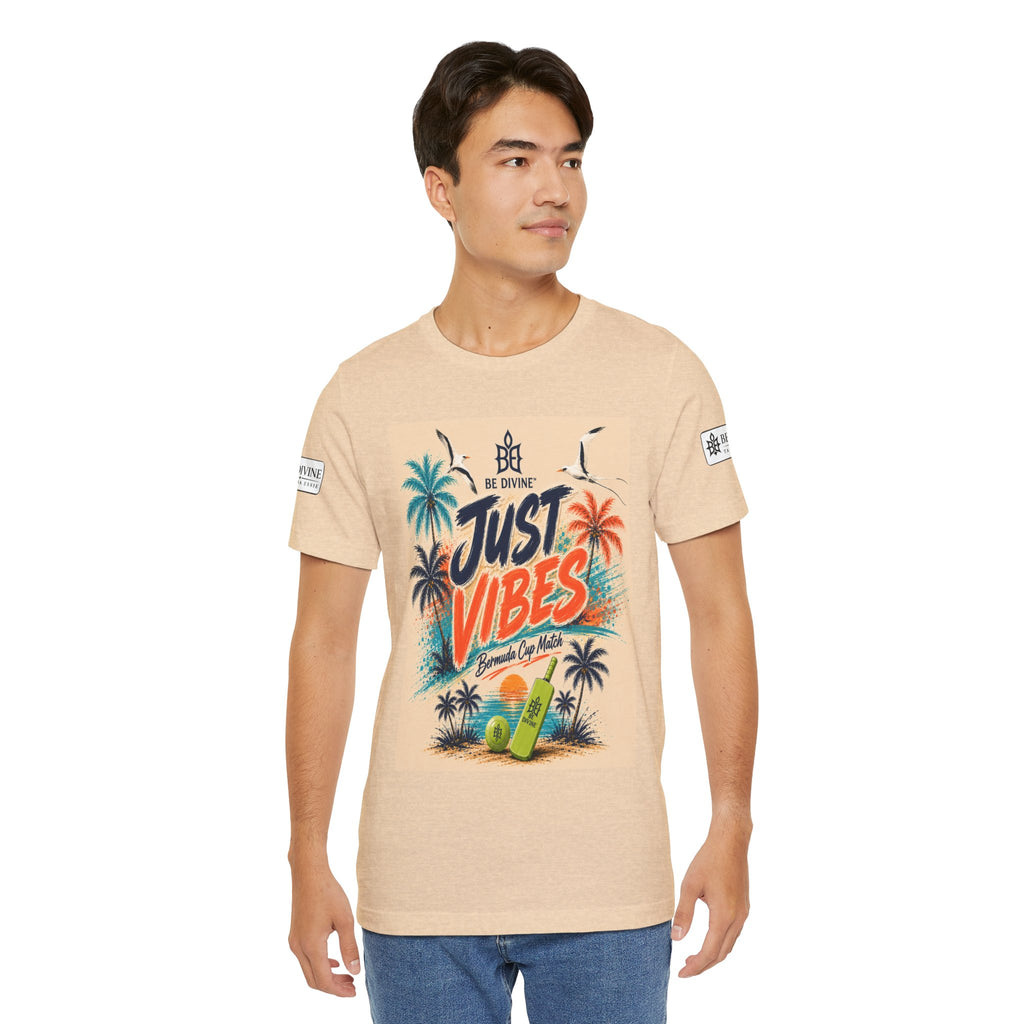 BE DIVINE™ Just Vibes Tee – Bermuda Cup Match Edition