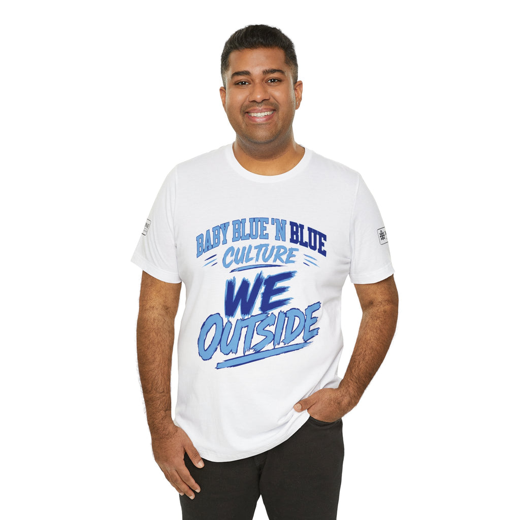 BE DIVINE™ Baby Blue 'N Blue Culture – We Outside Tee