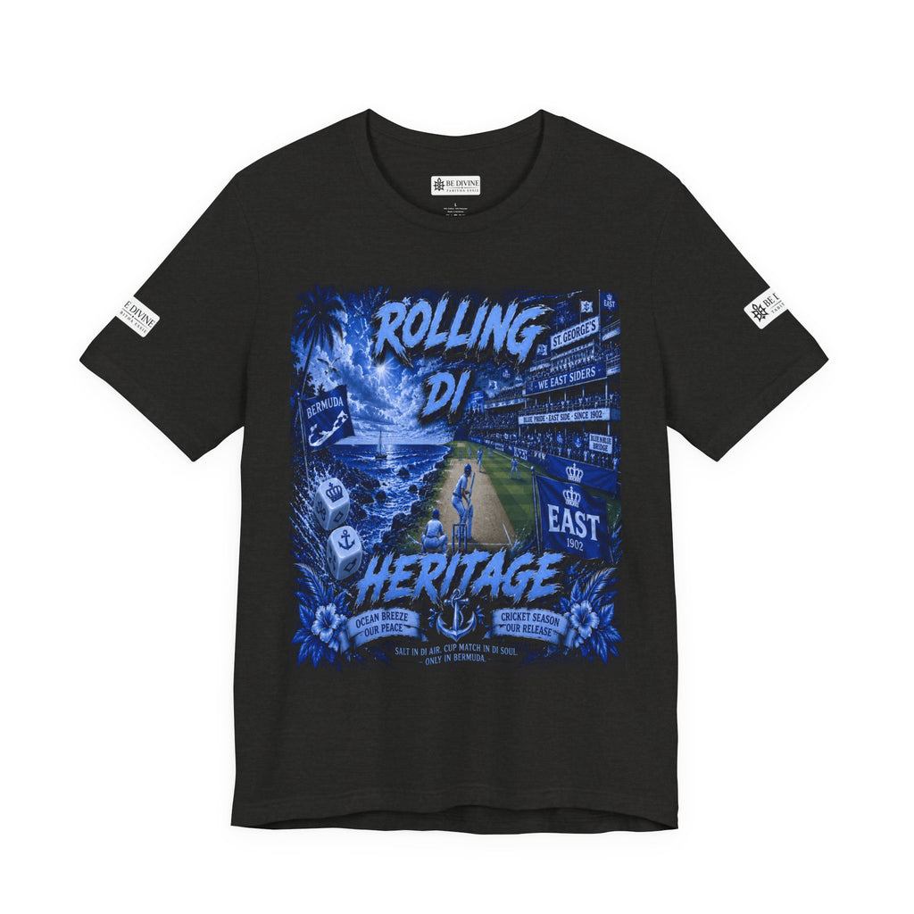 BE DIVINE™ Rolling Di Heritage – All I See Is Blue Vibes Heritage Tee