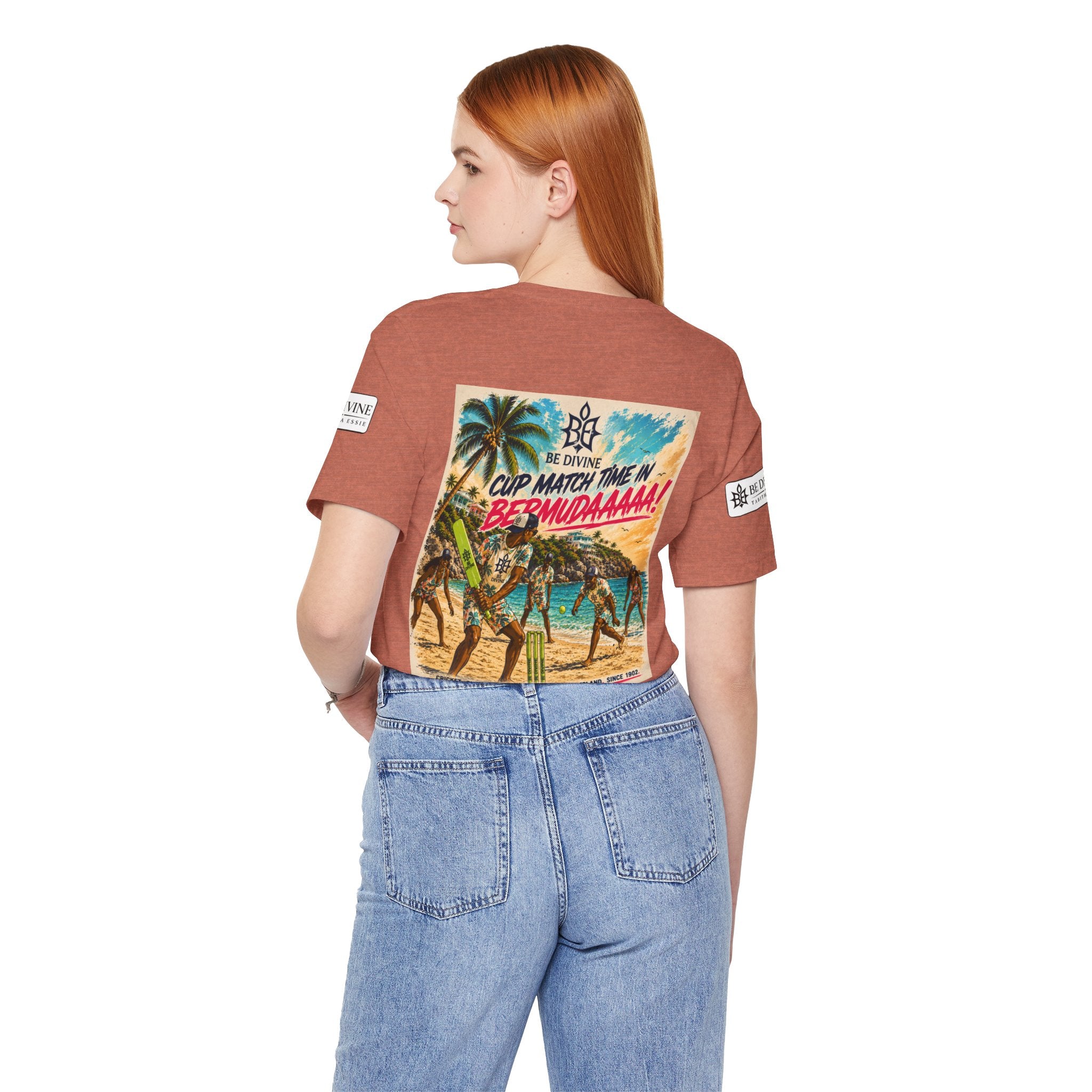 BE DIVINE™ Just Vibes Tee – Bermuda Cup Match Edition