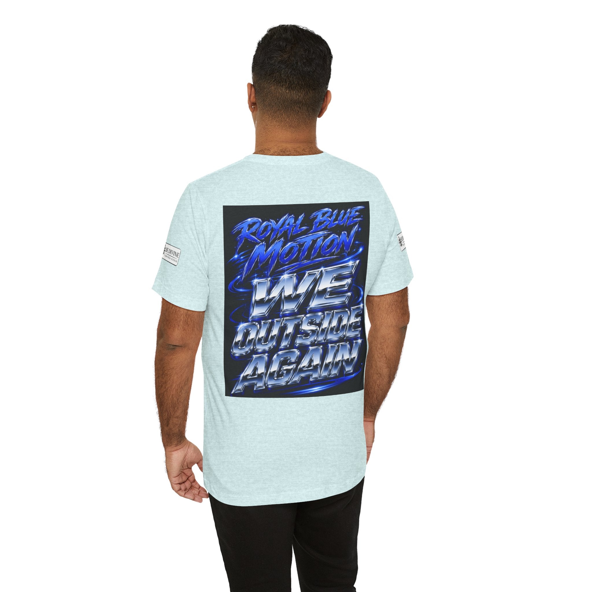 BE DIVINE™ Baby Blue 'N Blue Culture – We Outside Tee
