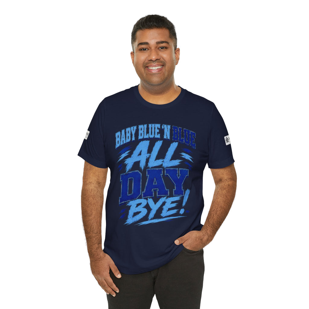 BE DIVINE™ Baby Blue 'N Blue All Day Bye! Heritage Collector Tee