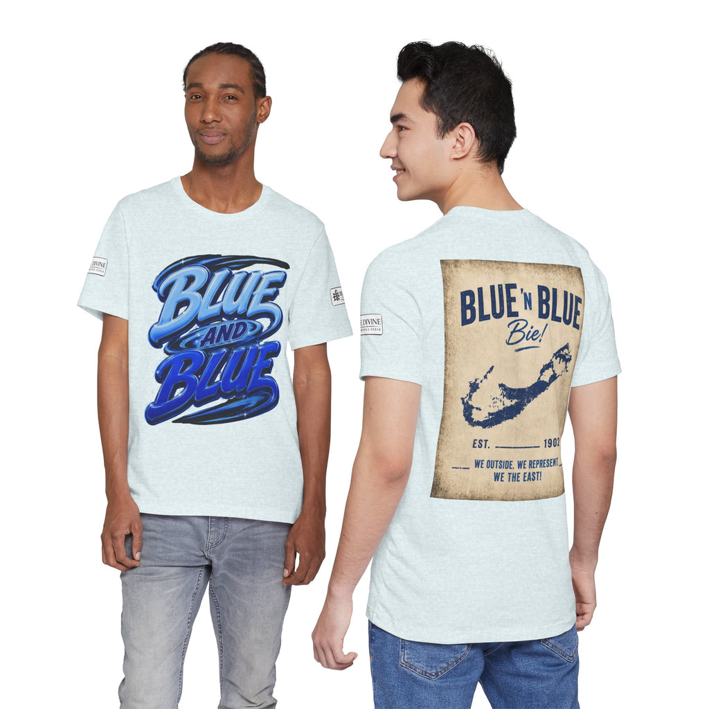 BE DIVINE™ Blue and Blue Bie! – East Side Heritage Collector Tee