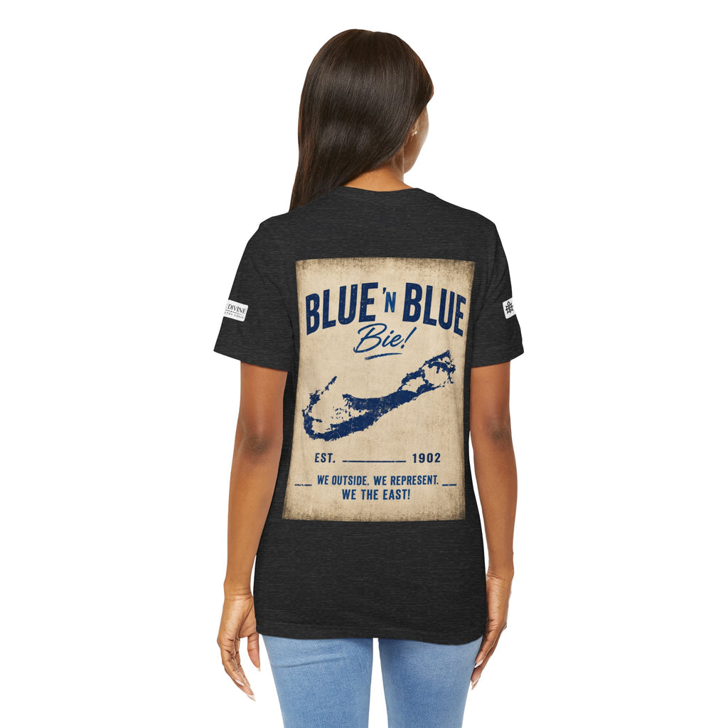 BE DIVINE™ Blue and Blue Bie! – East Side Heritage Collector Tee