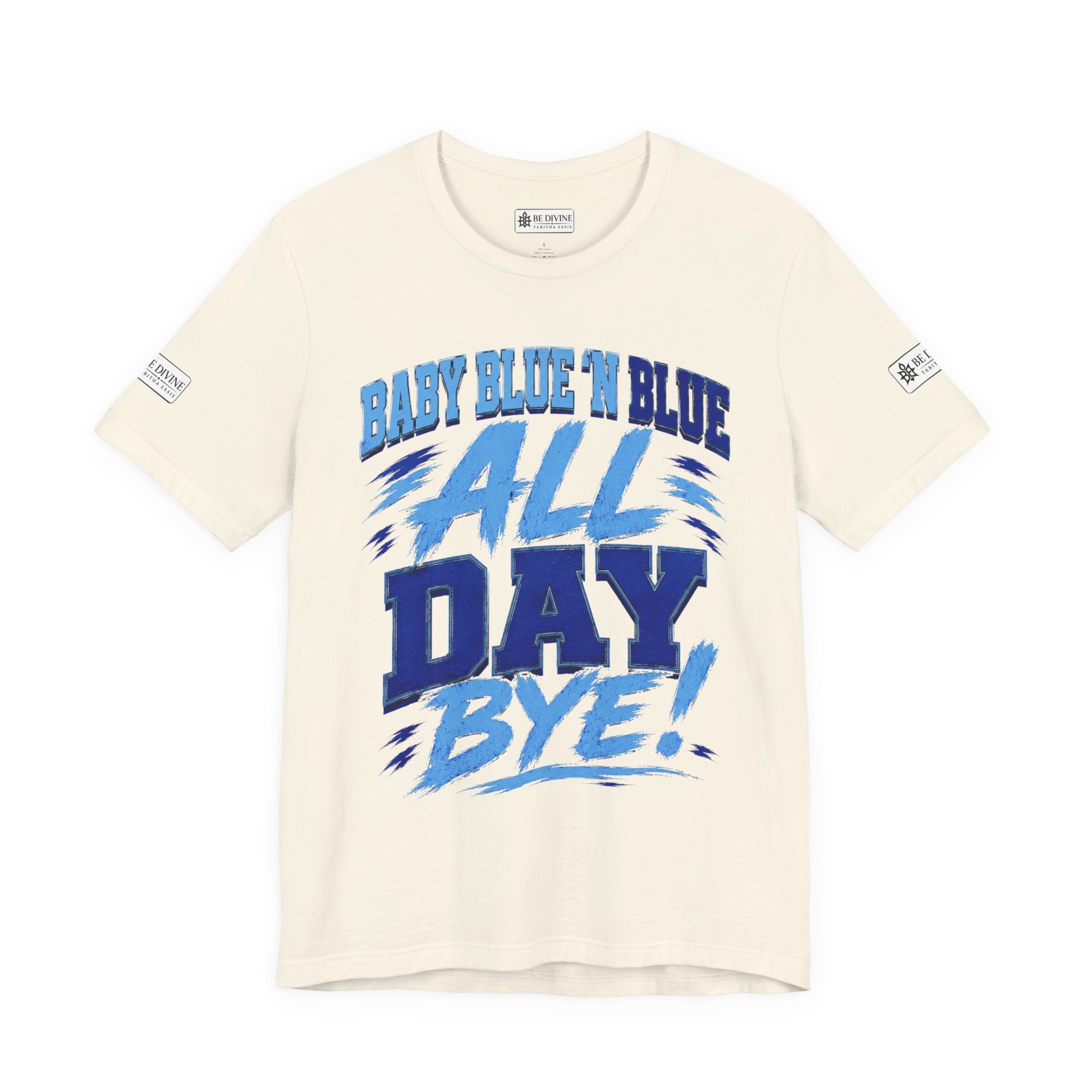 BE DIVINE™ Baby Blue 'N Blue All Day Bye! Heritage Collector Tee