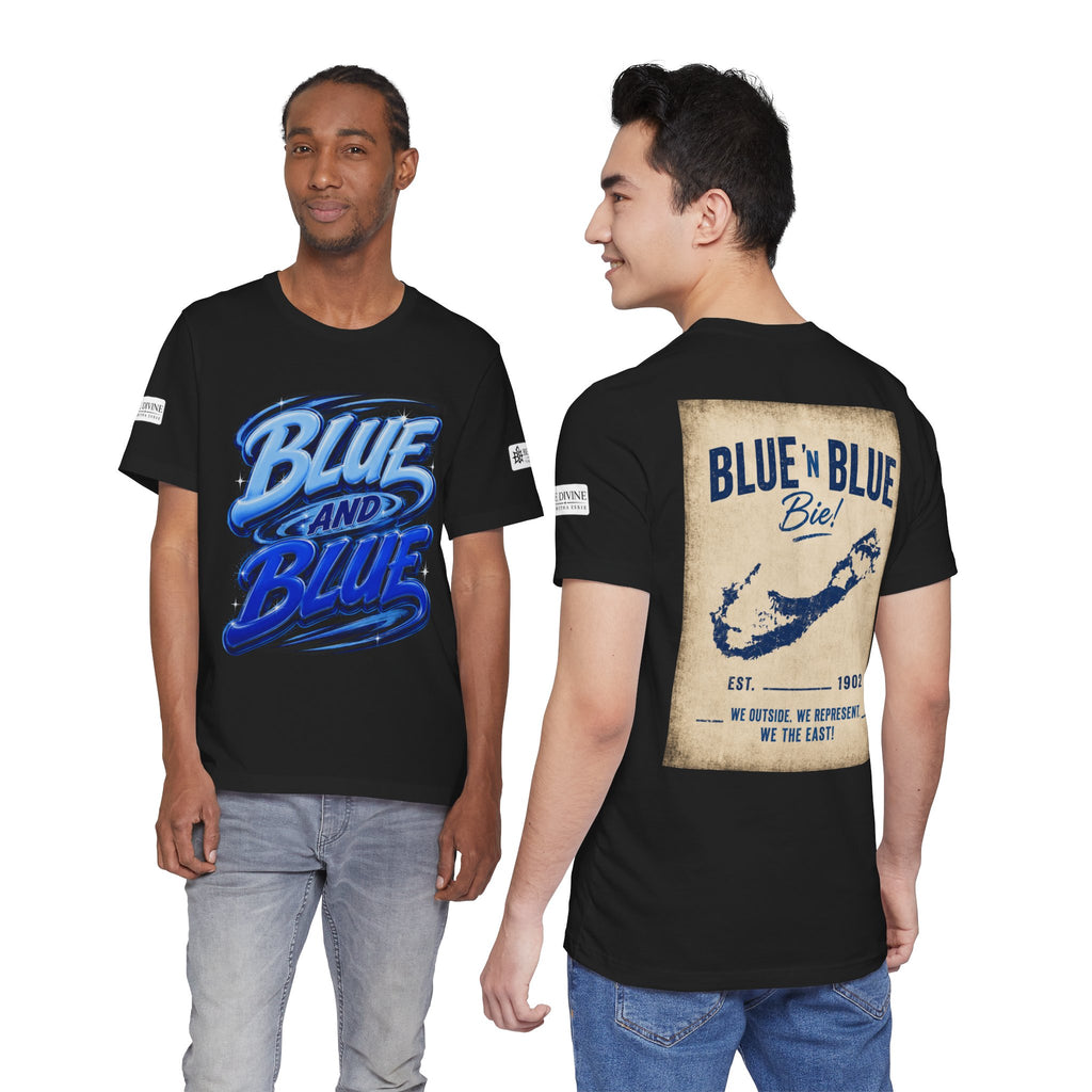BE DIVINE™ Blue and Blue Bie! – East Side Heritage Collector Tee