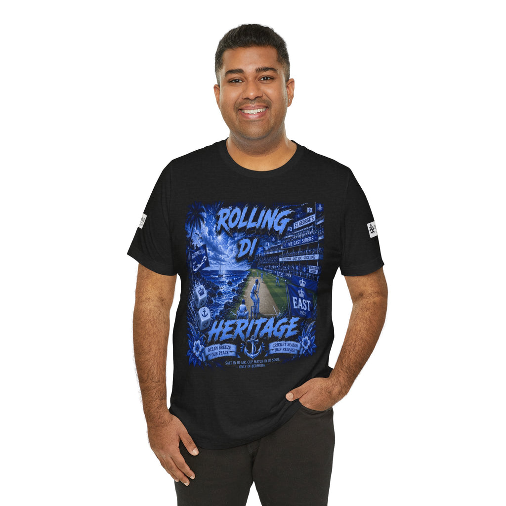 BE DIVINE™ Rolling Di Heritage – All I See Is Blue Vibes Heritage Tee