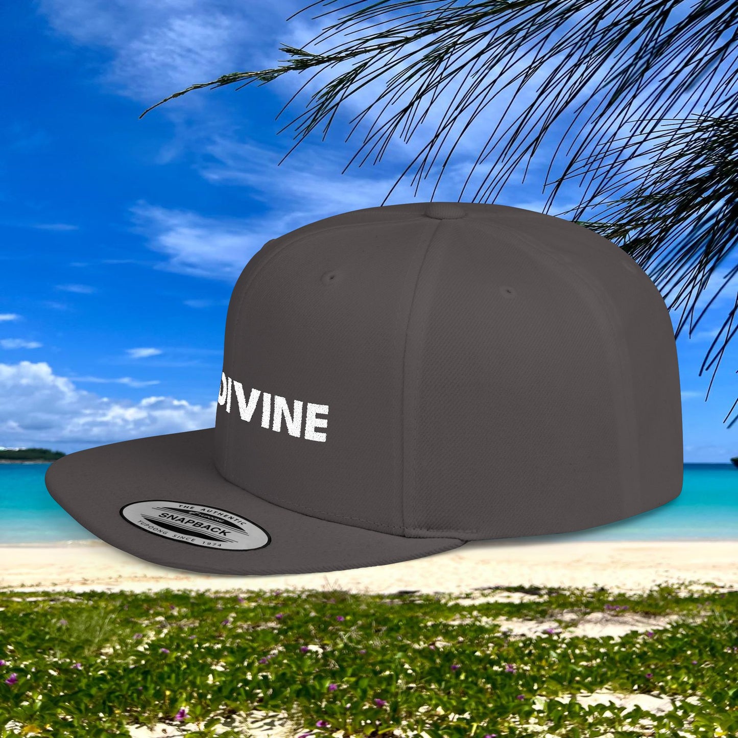 BE DIVINE™ Premium Snapback – White Text Edition