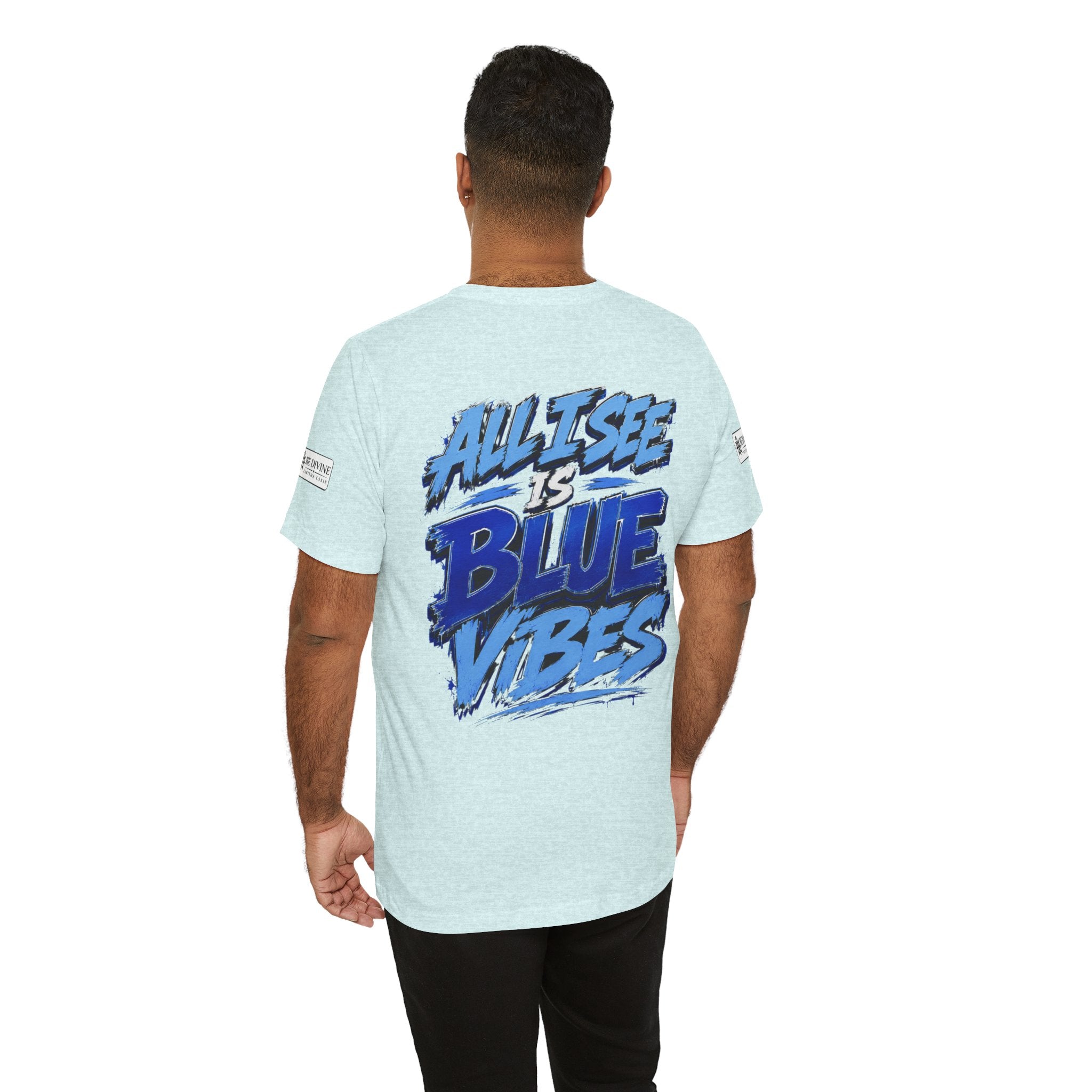 BE DIVINE™ Rolling Di Heritage – All I See Is Blue Vibes Heritage Tee