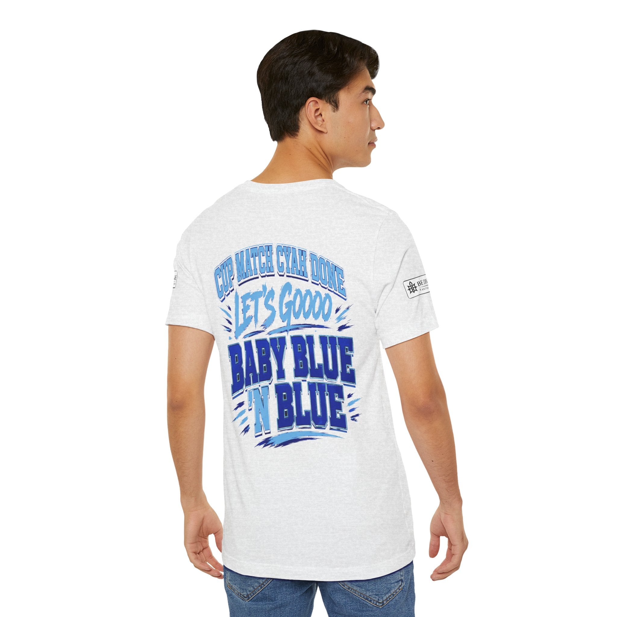 BE DIVINE™ Blue 'N Blue Strong Tee – Let's Gooo Baby Blue 'N Blue Edition