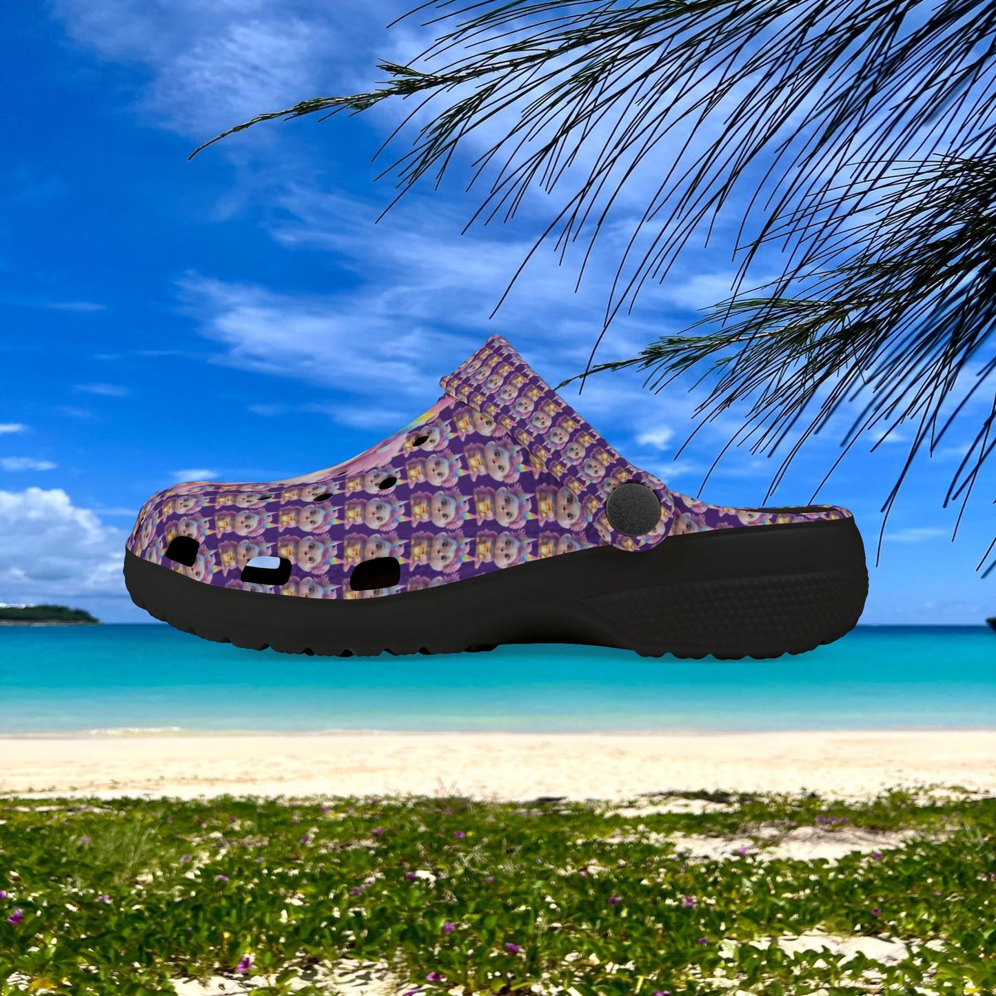 Kids EVA Foam Clogs (AOP) | BE DIVINE™ Comfort Slides