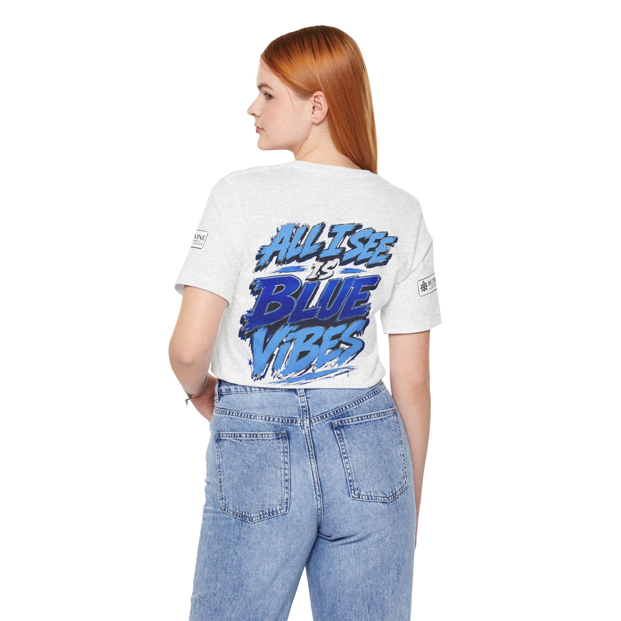 BE DIVINE™ Rolling Di Heritage – All I See Is Blue Vibes Heritage Tee
