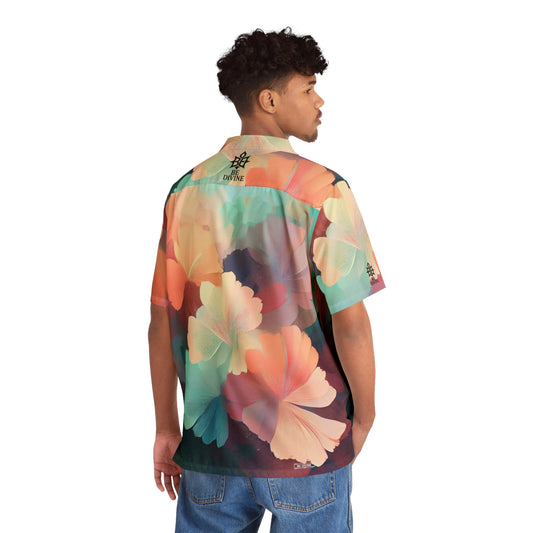 TABITHA ESSIE™ Abstract Bloom Hawaiian Shirt (AOP)