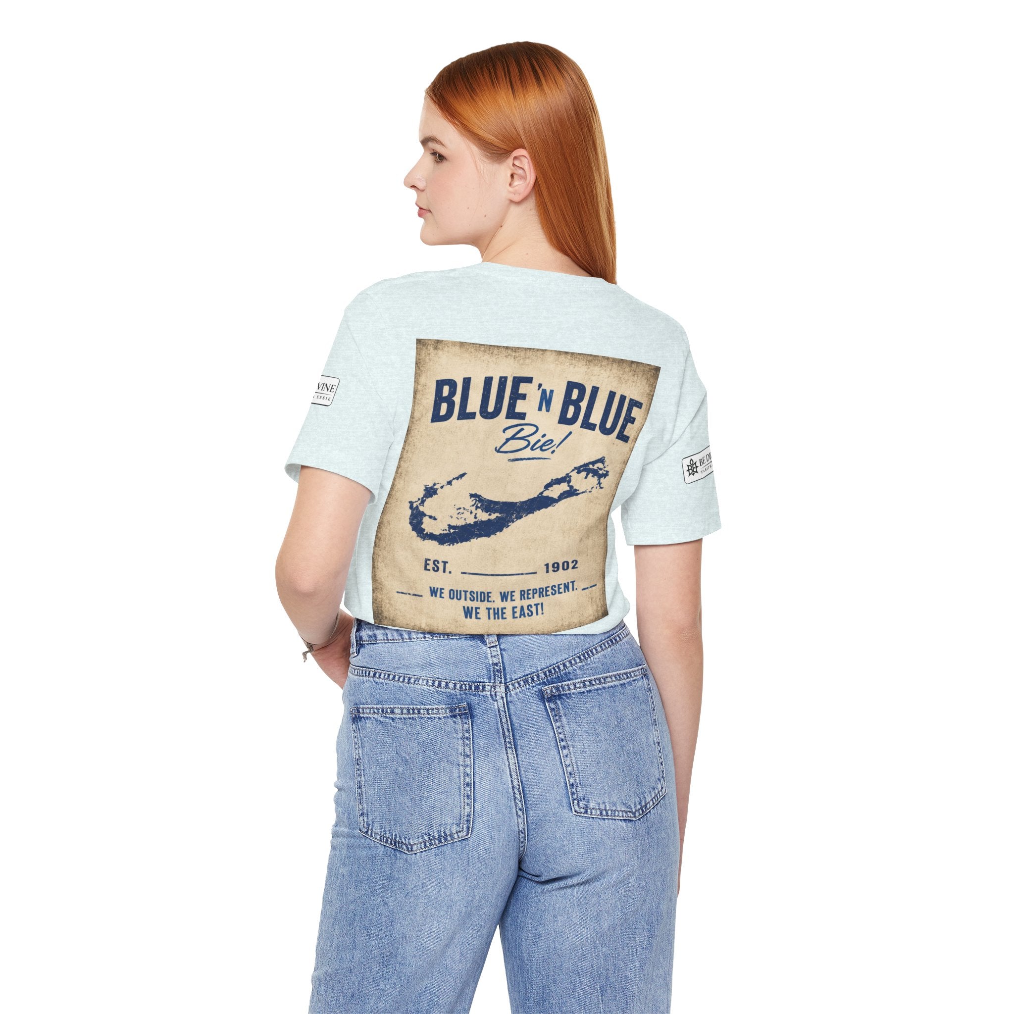 BE DIVINE™ Blue and Blue Bie! – East Side Heritage Collector Tee