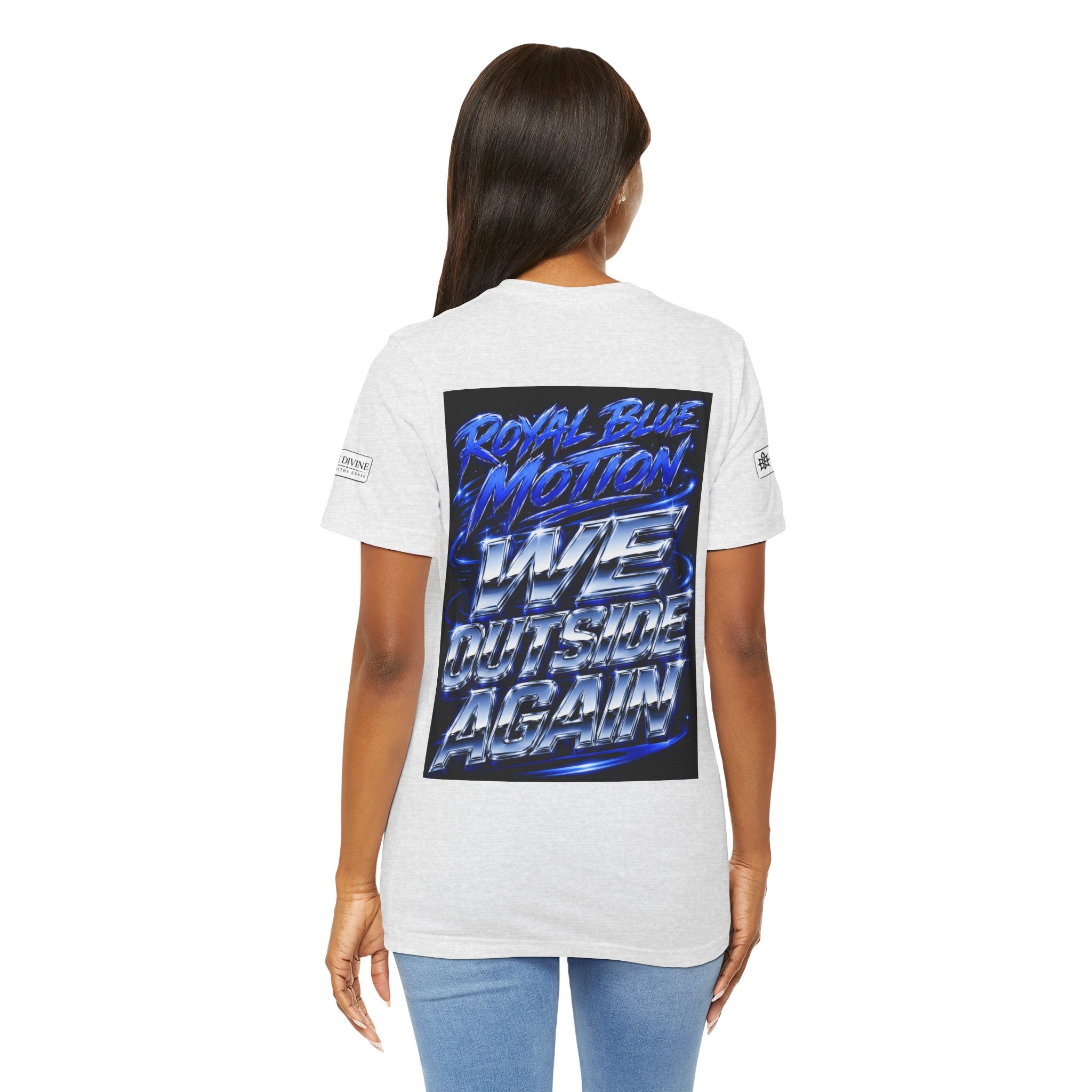 BE DIVINE™ Baby Blue 'N Blue Culture – We Outside Tee