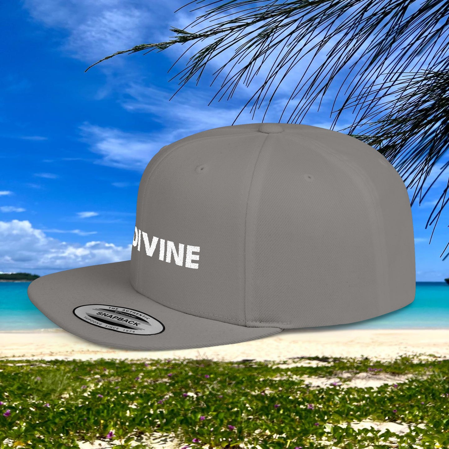 BE DIVINE™ Premium Snapback – White Text Edition