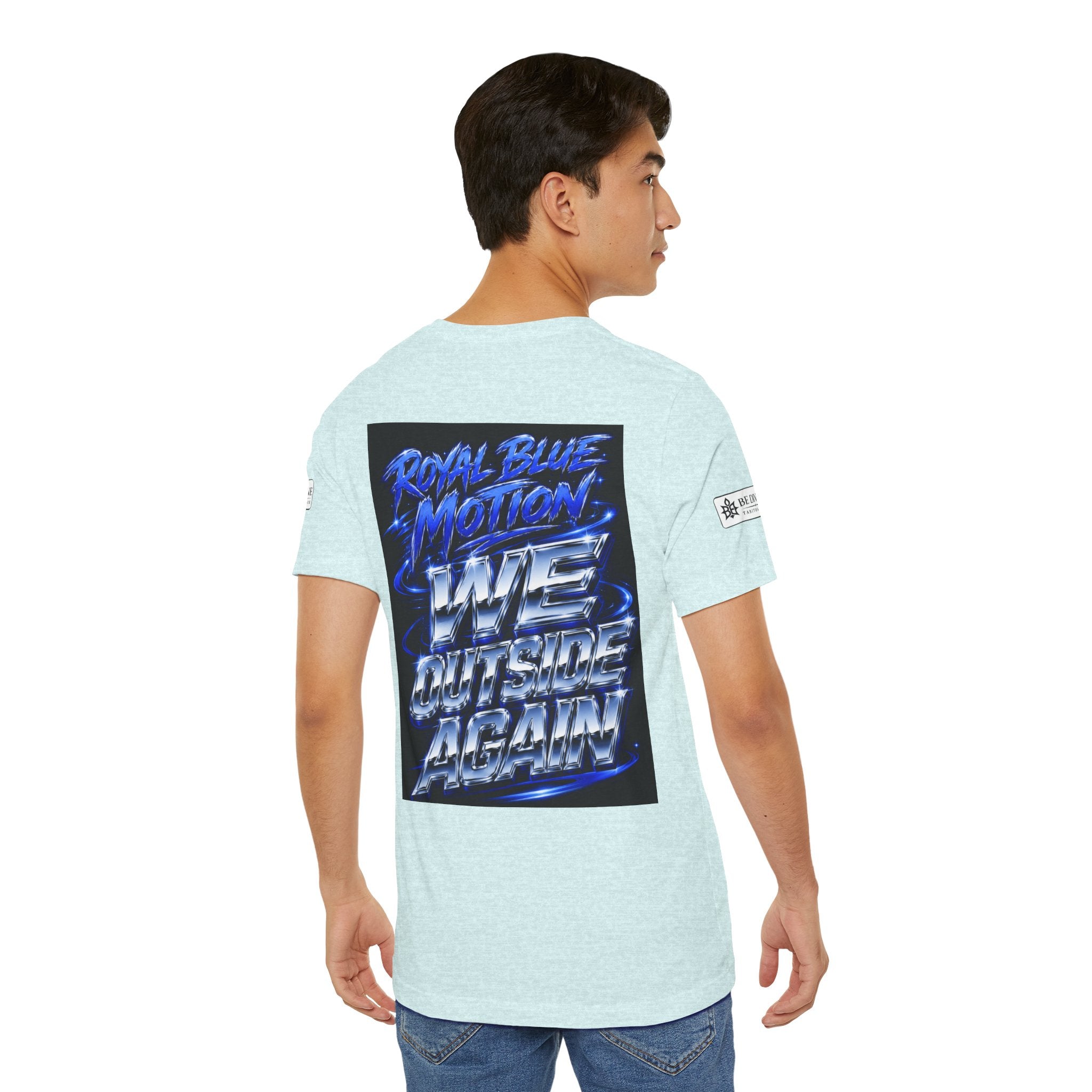 BE DIVINE™ Baby Blue 'N Blue Culture – We Outside Tee