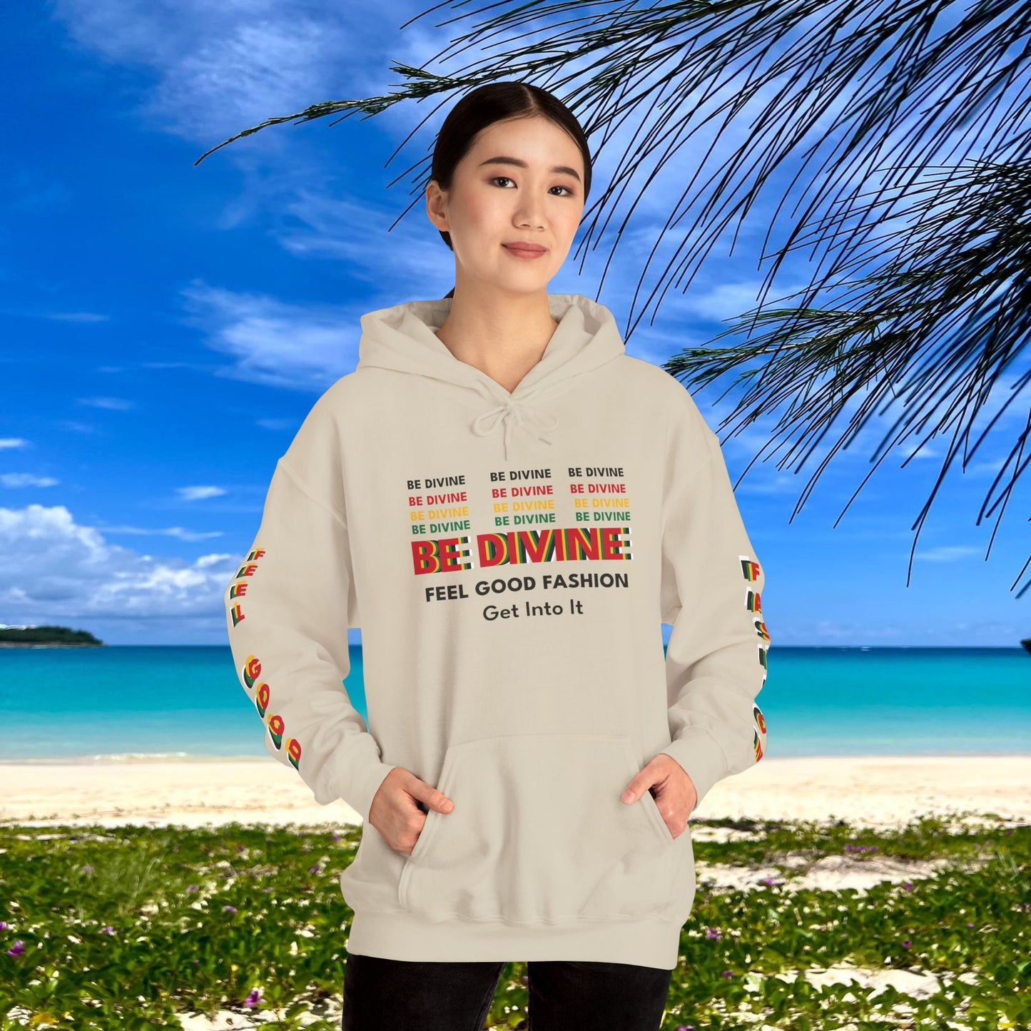 BE DIVINE™ Signature Unisex Heavy Blend™ Hooded Sweatshirt