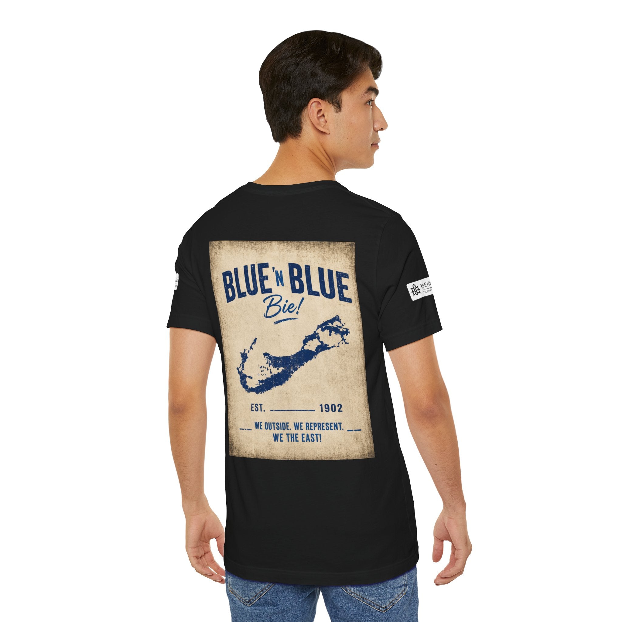 BE DIVINE™ Blue and Blue Bie! – East Side Heritage Collector Tee