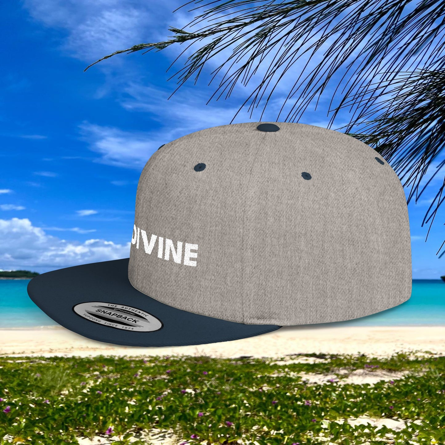 BE DIVINE™ Premium Snapback – White Text Edition