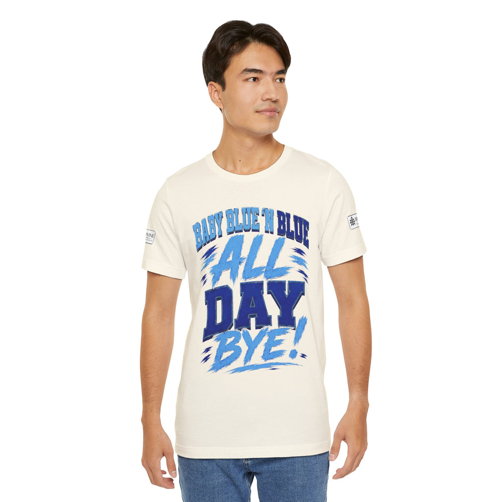 BE DIVINE™ Baby Blue 'N Blue All Day Bye! Heritage Collector Tee