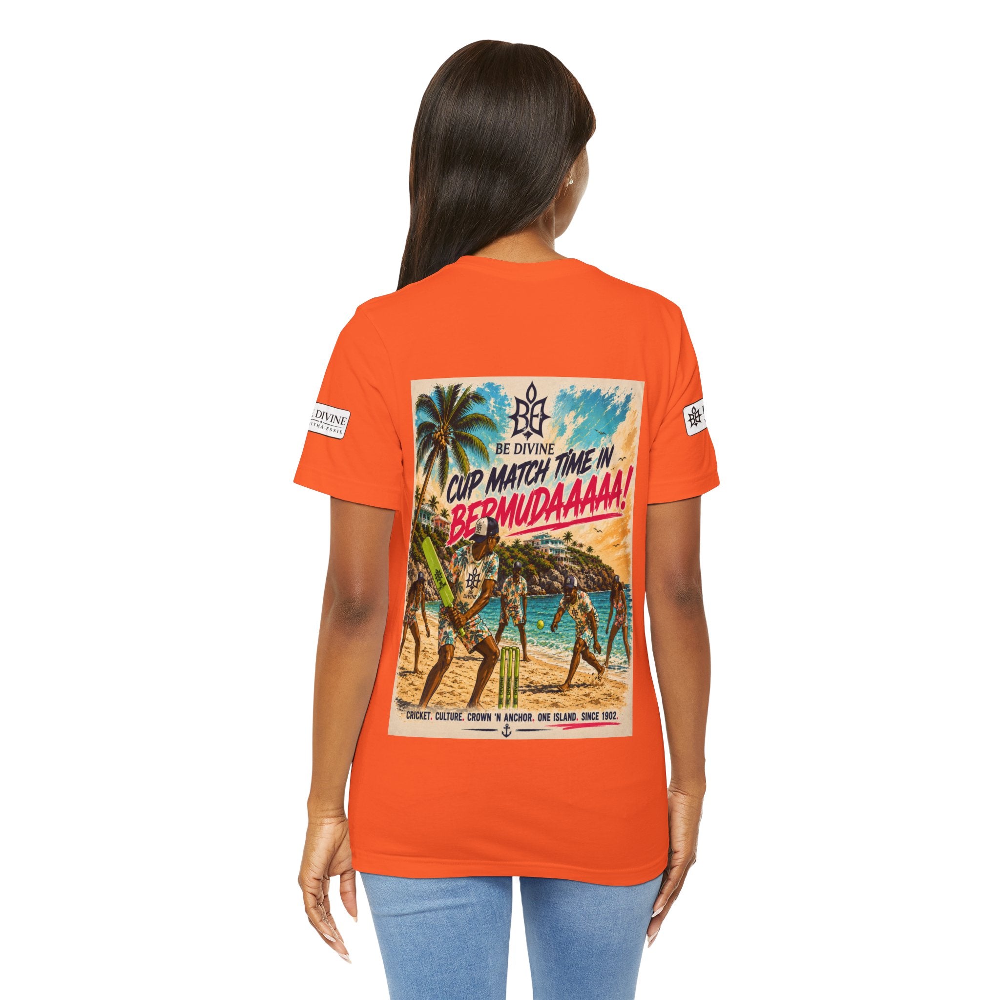 BE DIVINE™ Just Vibes Tee – Bermuda Cup Match Edition