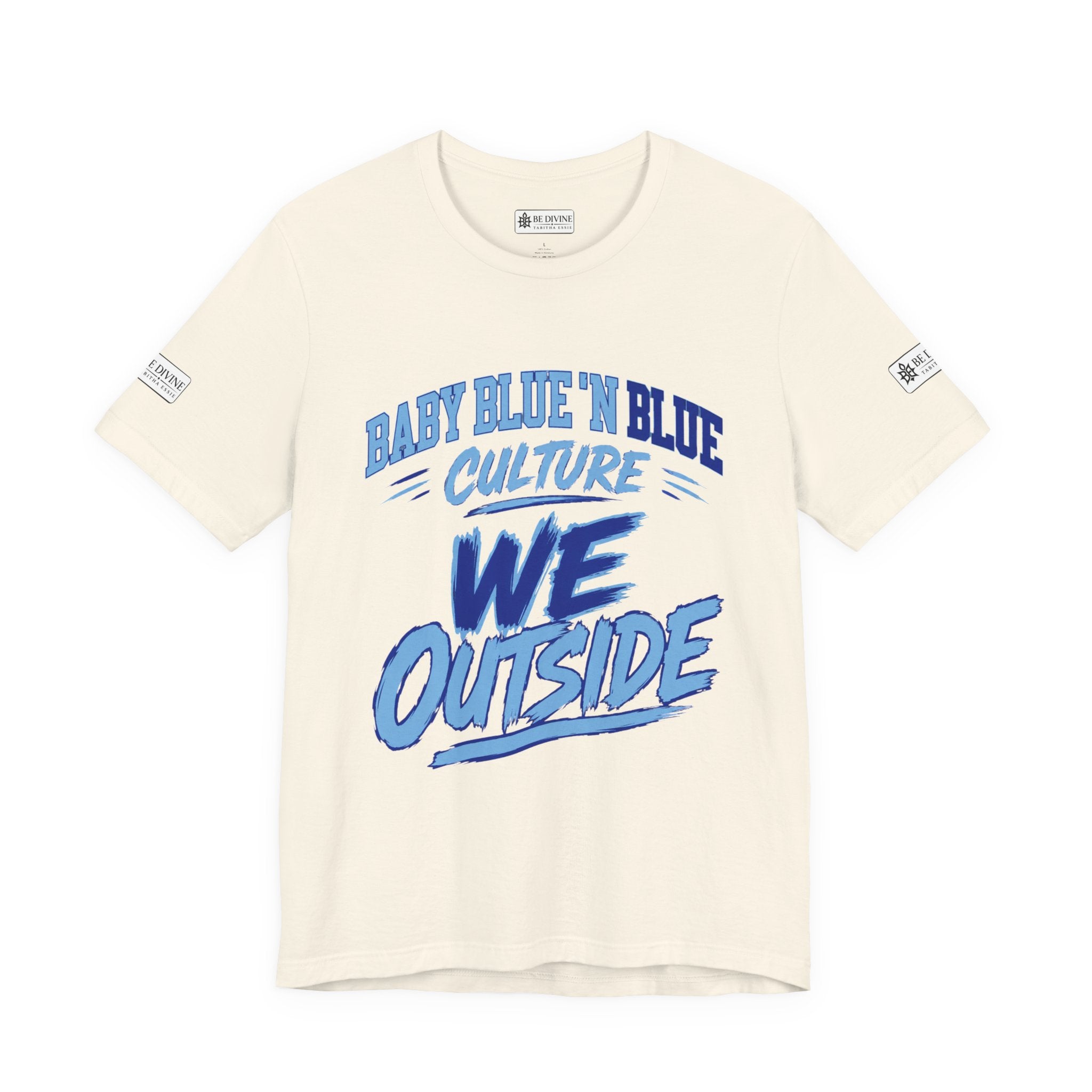 BE DIVINE™ Baby Blue 'N Blue Culture – We Outside Tee