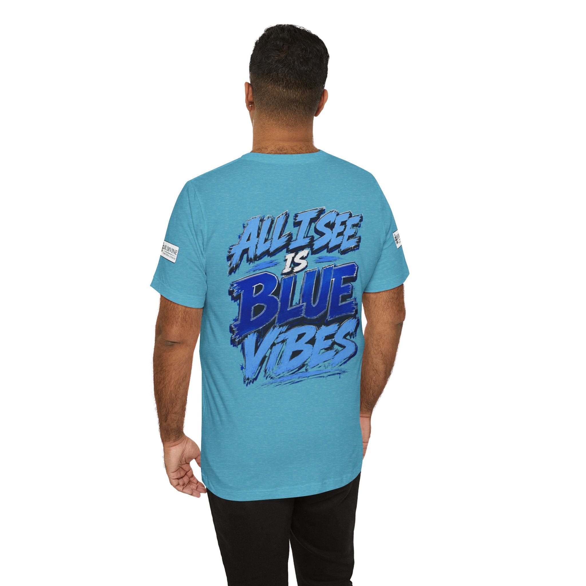 BE DIVINE™ Rolling Di Heritage – All I See Is Blue Vibes Heritage Tee