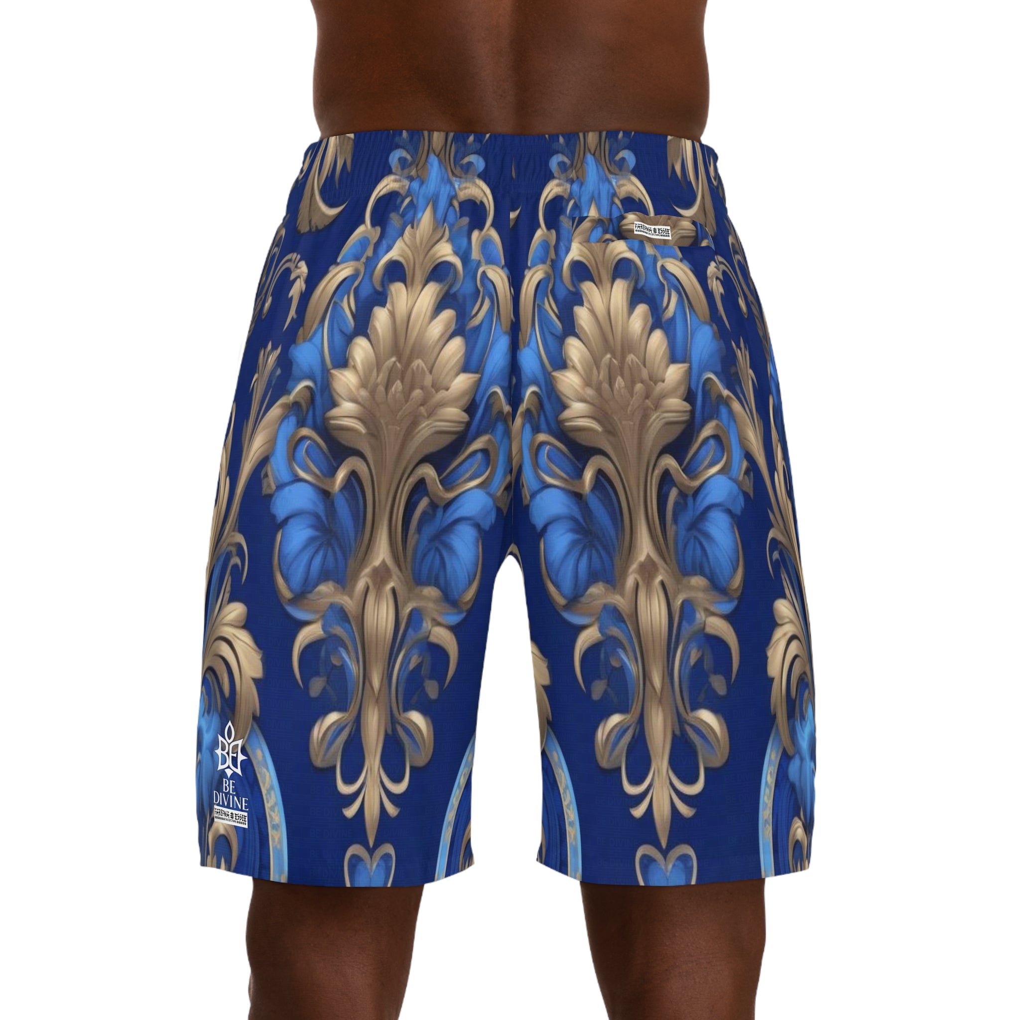 BE DIVINE™ St. George’s Royal Regalia - Men's Jogger Shorts by Tabitha Essie