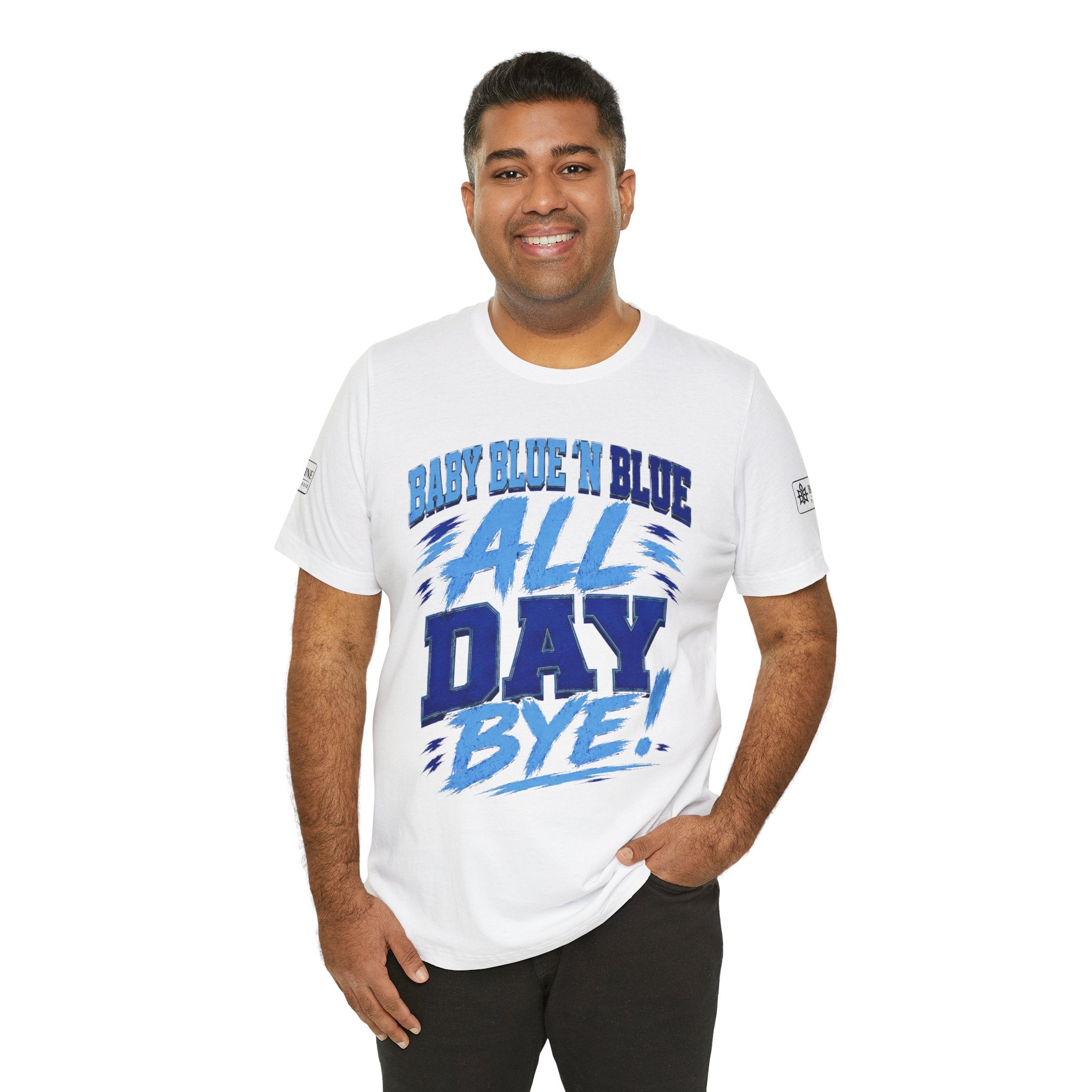 BE DIVINE™ Baby Blue 'N Blue All Day Bye! Heritage Collector Tee