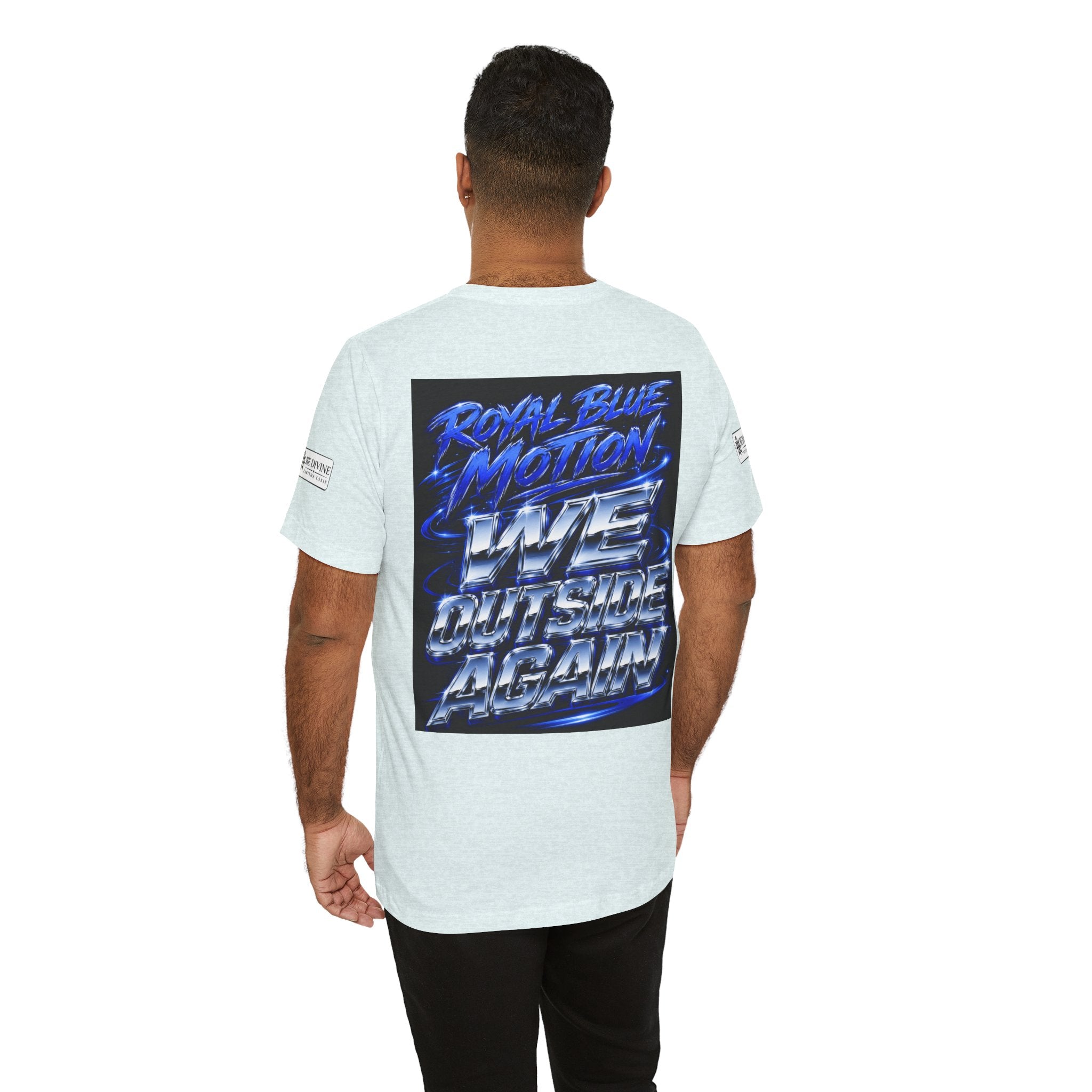 BE DIVINE™ Baby Blue 'N Blue Culture – We Outside Tee