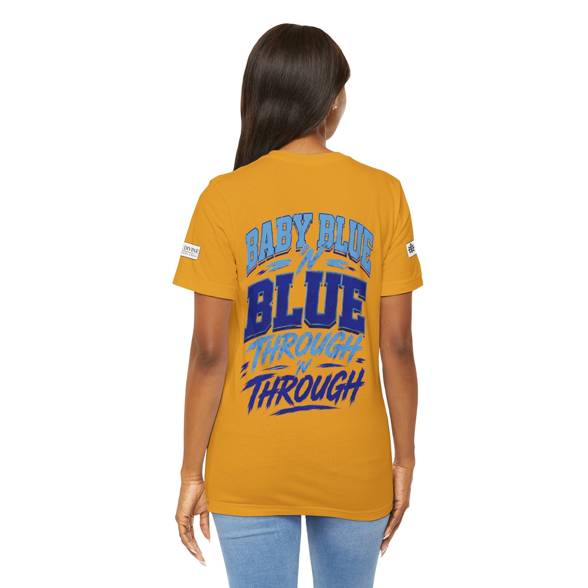 BE DIVINE™ Baby Blue 'N Blue Runs In My Veins Through 'N Through Tee
