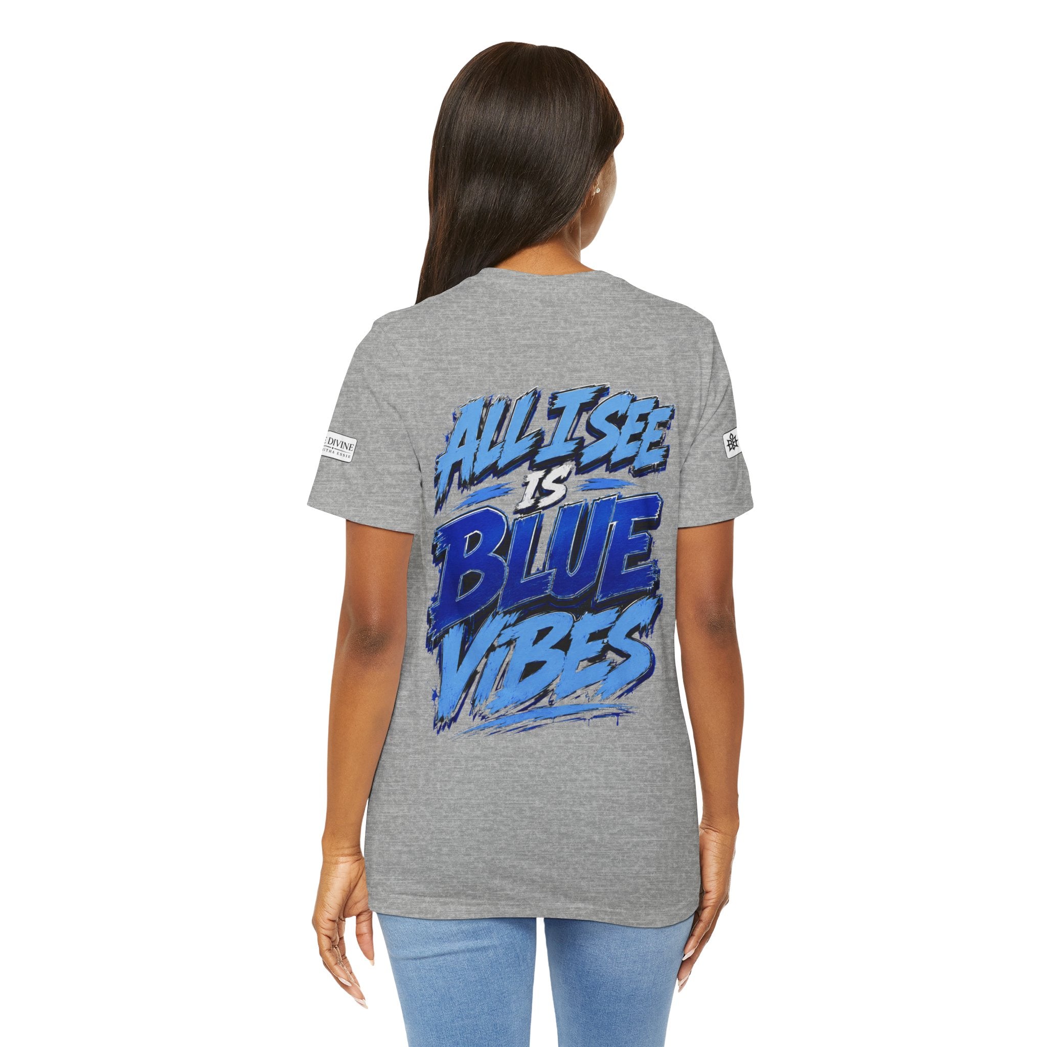 BE DIVINE™ Rolling Di Heritage – All I See Is Blue Vibes Heritage Tee