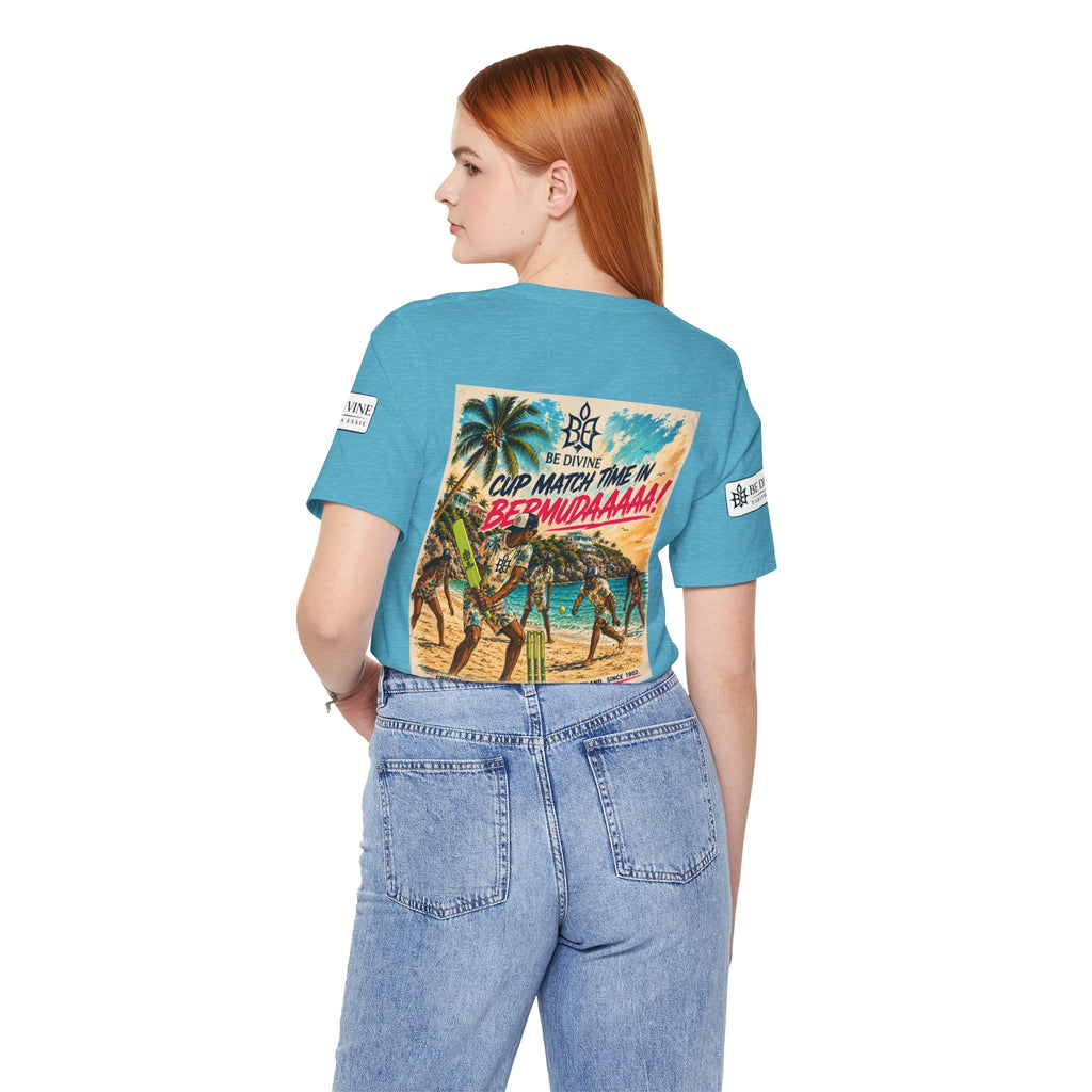 BE DIVINE™ Just Vibes Tee – Bermuda Cup Match Edition