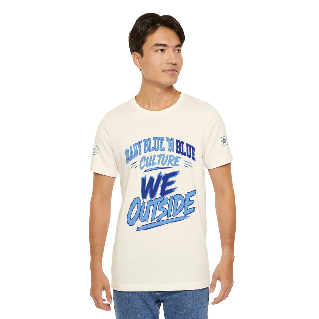 BE DIVINE™ Baby Blue 'N Blue Culture – We Outside Tee