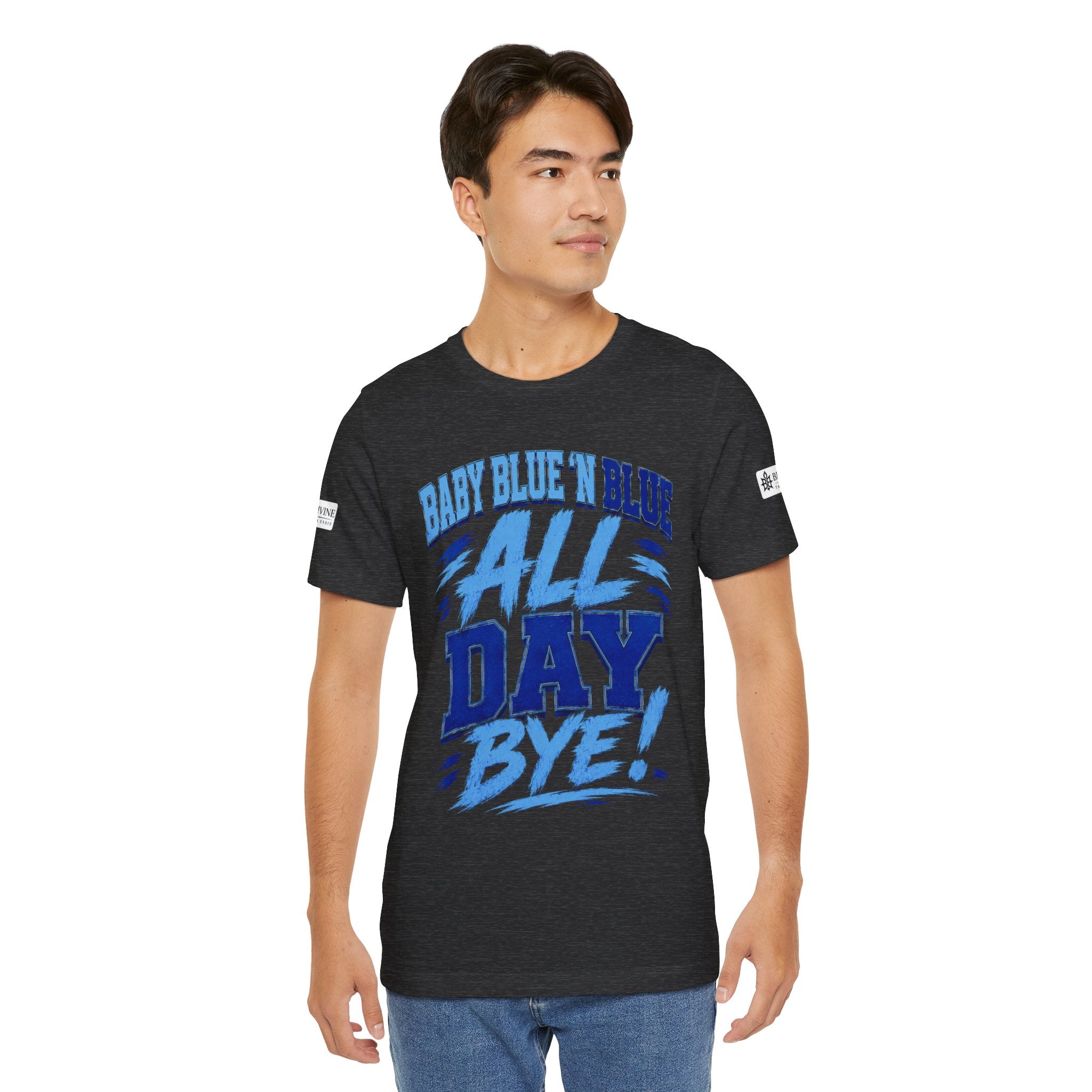 BE DIVINE™ Baby Blue 'N Blue All Day Bye! Heritage Collector Tee