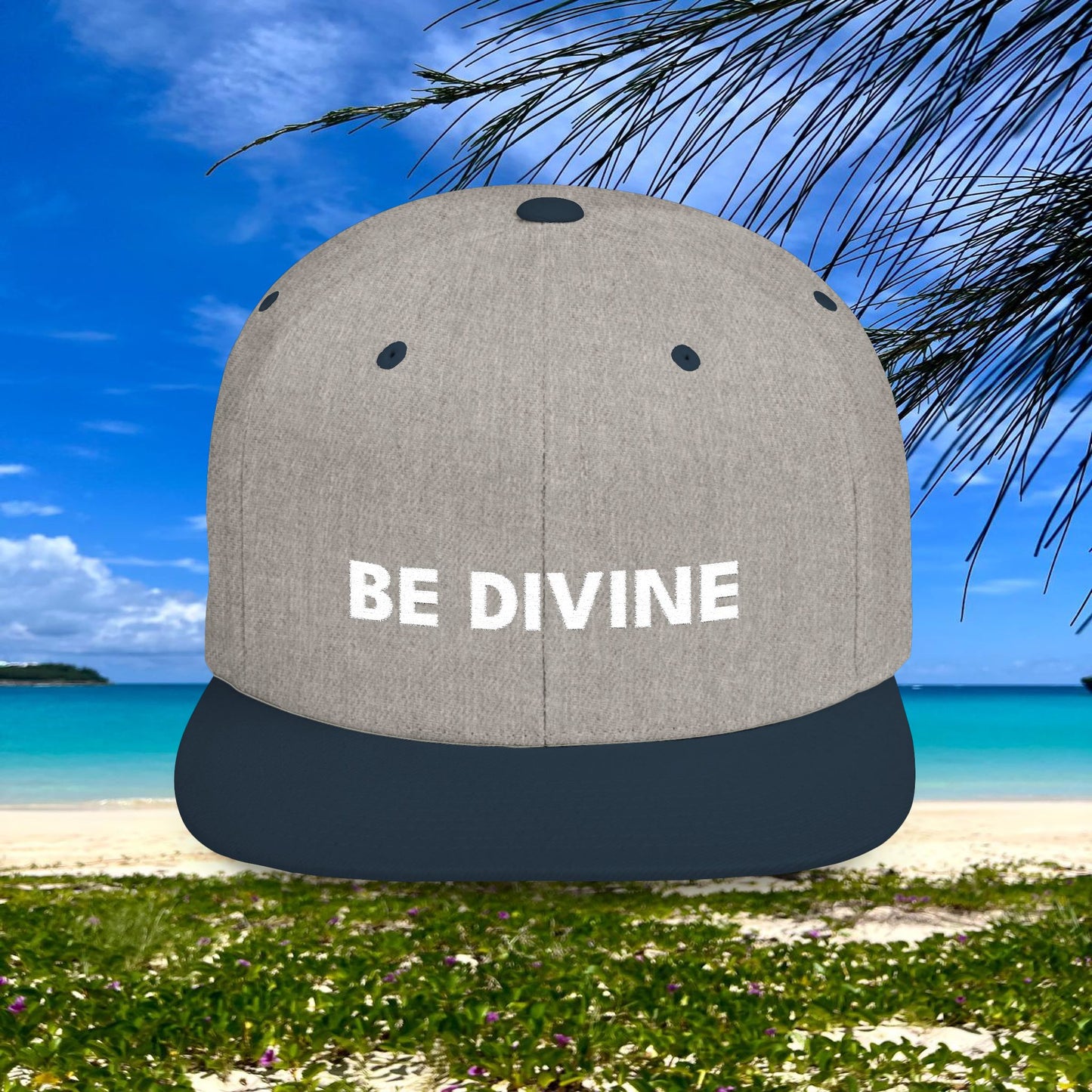 BE DIVINE™ Premium Snapback – White Text Edition