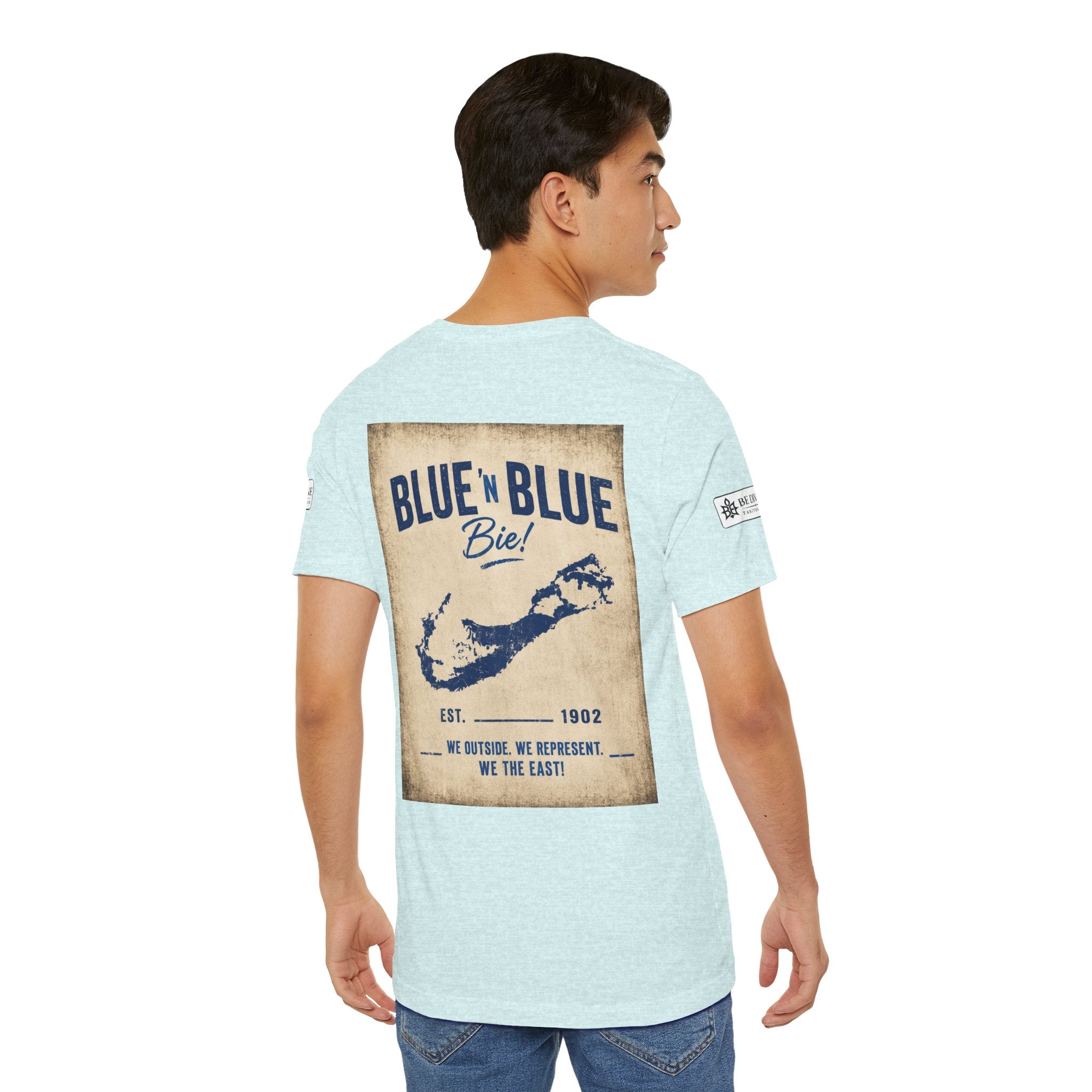 BE DIVINE™ Blue and Blue Bie! – East Side Heritage Collector Tee