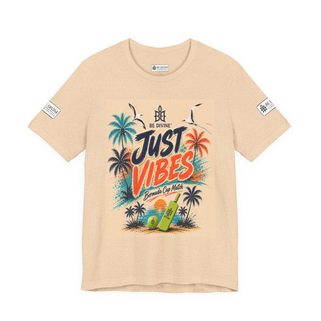BE DIVINE™ Just Vibes Tee – Bermuda Cup Match Edition