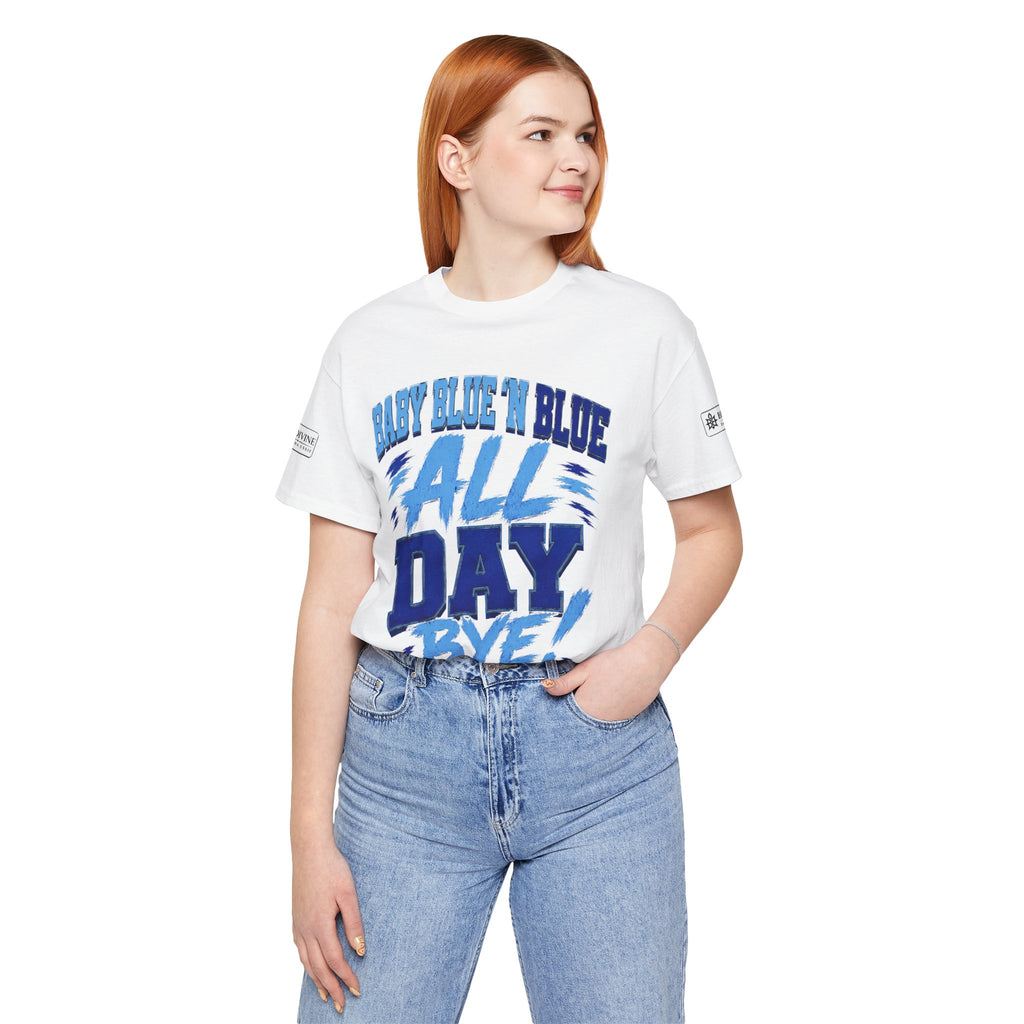 BE DIVINE™ Baby Blue 'N Blue All Day Bye! Heritage Collector Tee