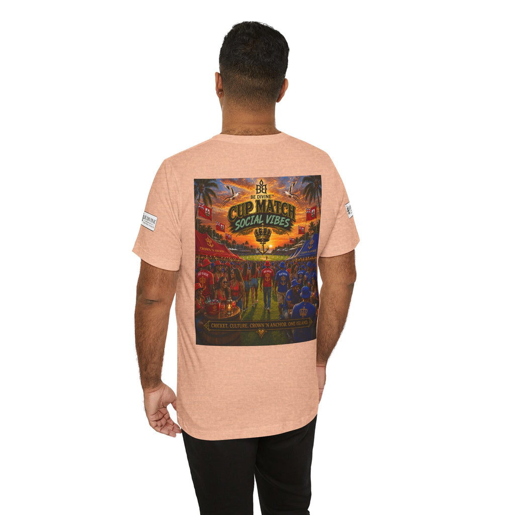 BE DIVINE™ Cup Match Social Vibes Tee – Crown 'N Anchor Edition