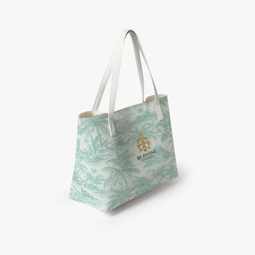 BE DIVINE™ Bermuda Tropical Toile Resort Tote