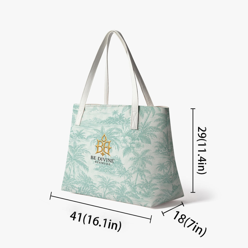 BE DIVINE™ Bermuda Tropical Toile Resort Tote