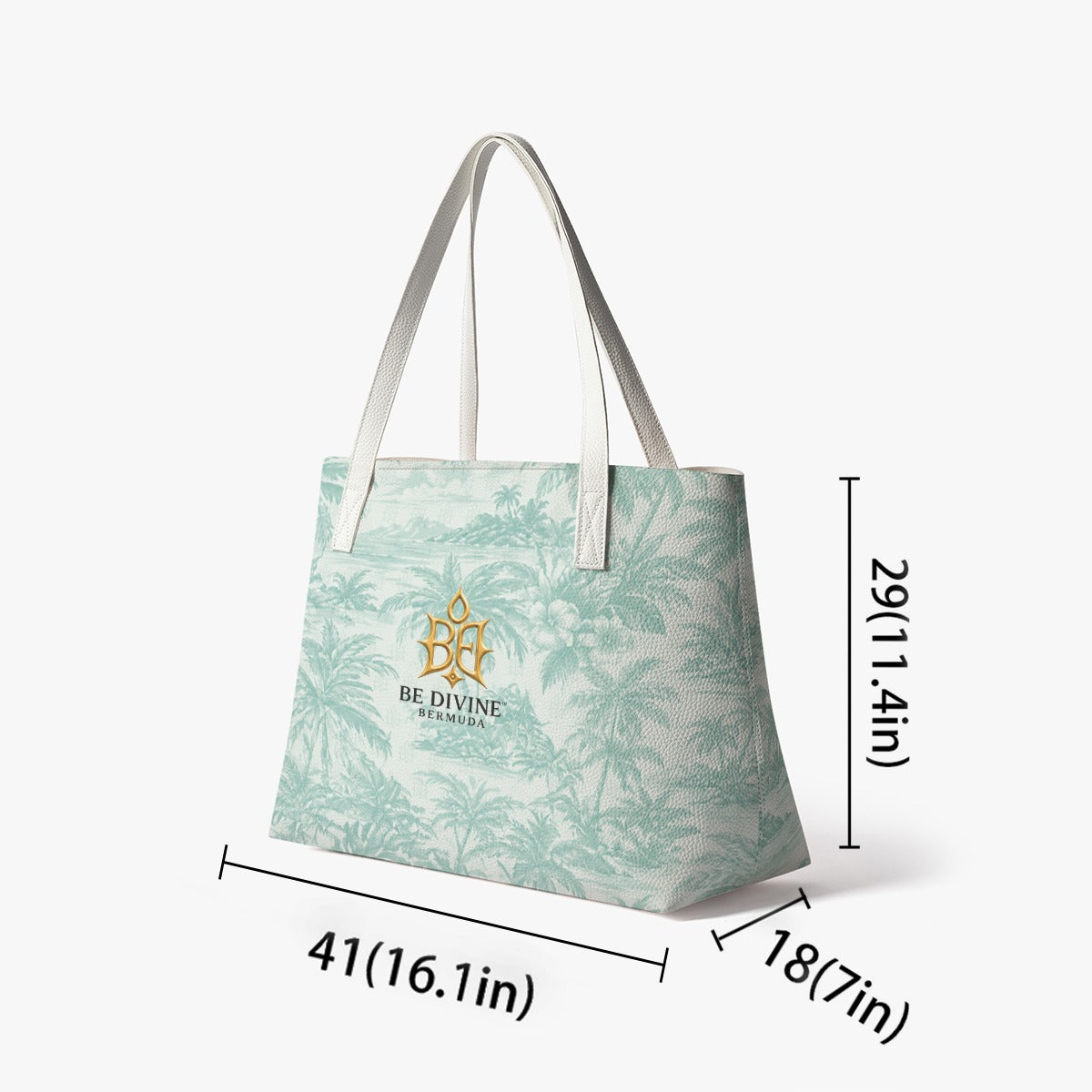 BE DIVINE™ Bermuda Tropical Toile Resort Tote