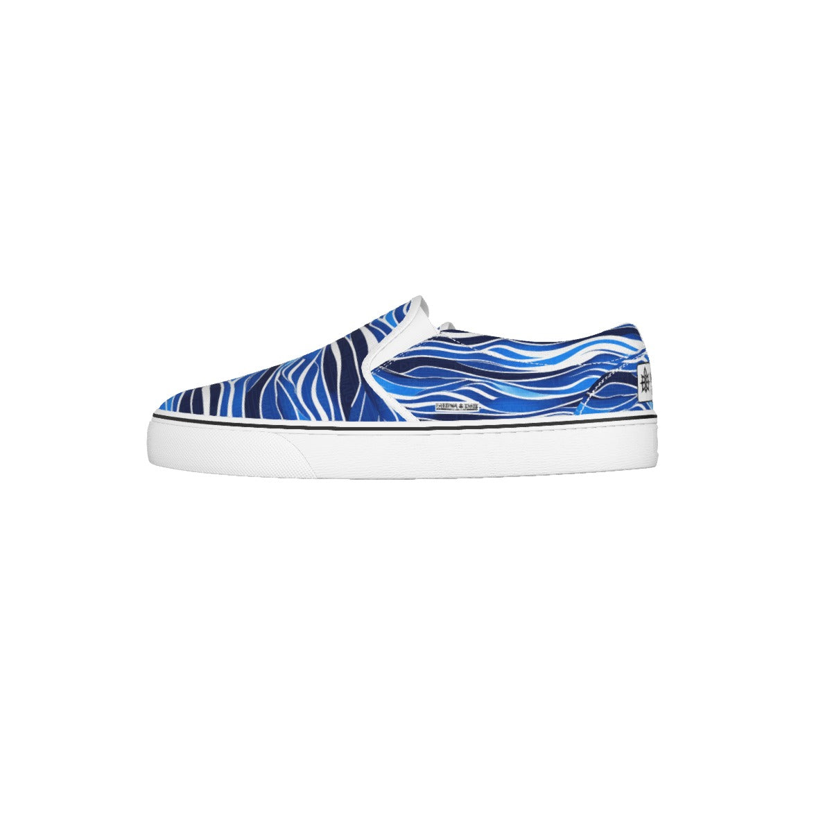 BE DIVINE™ St. George’s WAVY – Kid’s Slip-On Sneakers by TABITHA ESSIE™