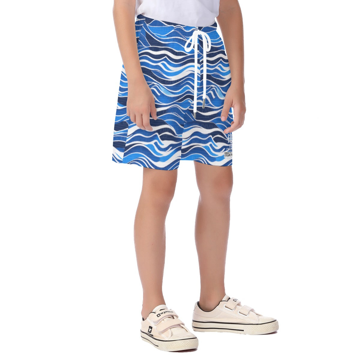 BE DIVINE™ St. George’s Wavy - Children's Beach Shorts by Tabitha Essie